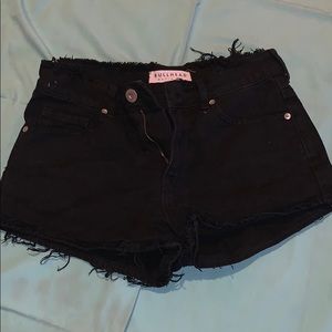 Pacsun black high rise shorts
